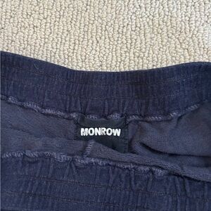 Most comfortable navy shorts with star embroidery
